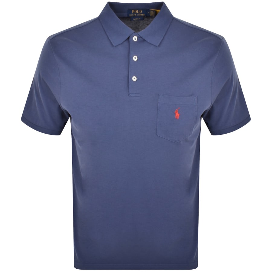 Ralph Lauren Classic Polo T Shirt Navy Mainline Menswear